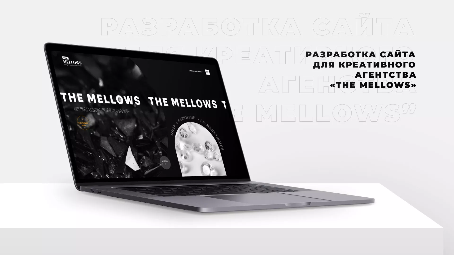 Разработка сайта креативного агентства «The Mellows» в Грязовце