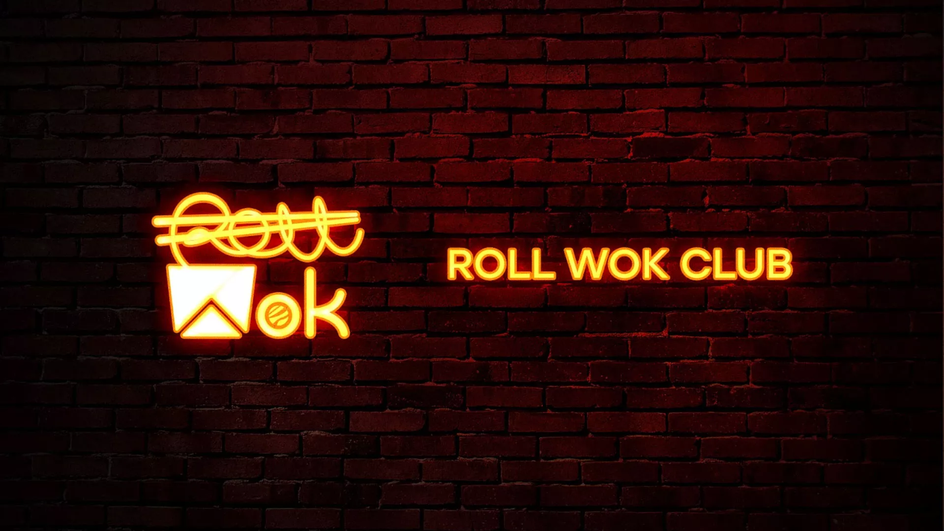 Разработка интерьерной вывески суши-бара «Roll Wok Club» в Грязовце