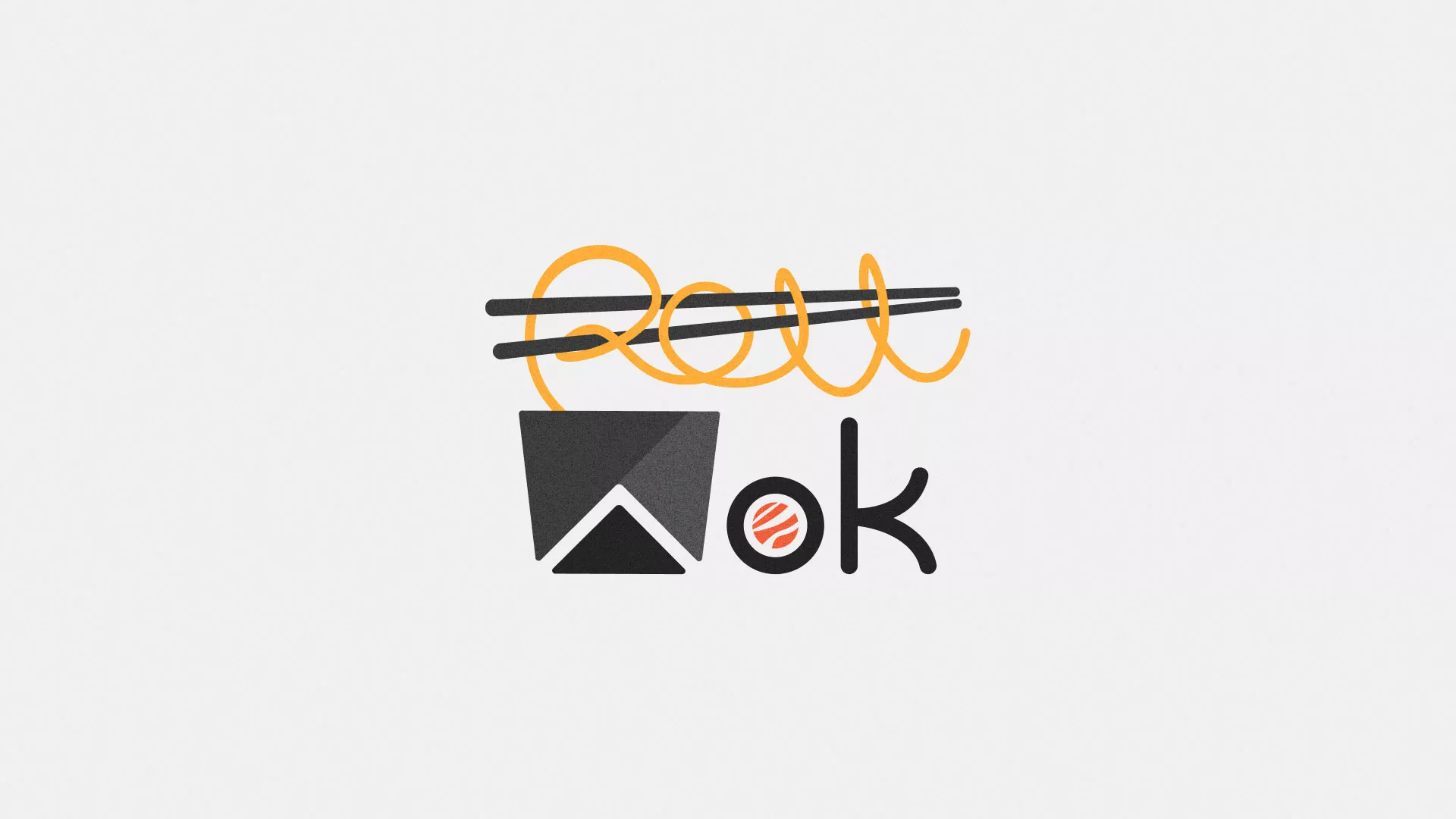 Разработка логотипа в Грязовце для суши-бара «Roll Wok Club» Разработка логотипа в Грязовце для суши-бара «Roll Wok Club»